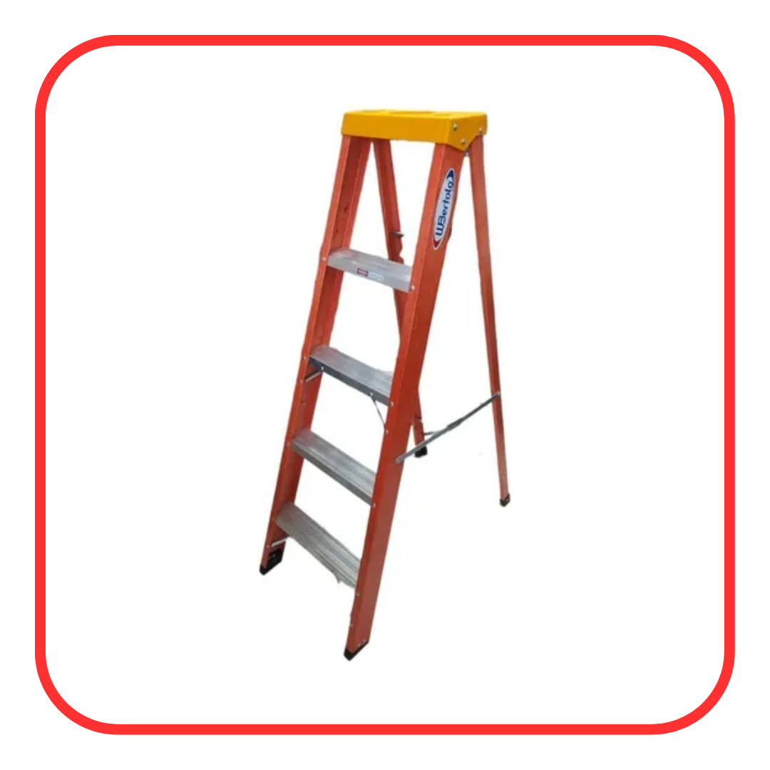 Escada Tesoura Aluminio/fibra 1,50m